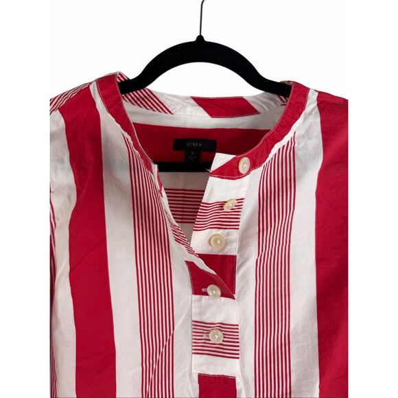 J. Crew nautical red striped blouse- size s - Picture 3 of 4